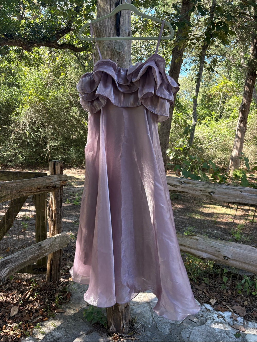 Bl-nk Rigel Sleeveless Ruffled Midi Dress